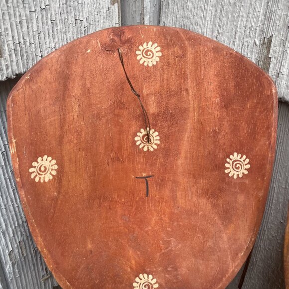 Batik Topeng Wood Hand Carved Mask Lot 2 Indonesian - Picture 4 of 7